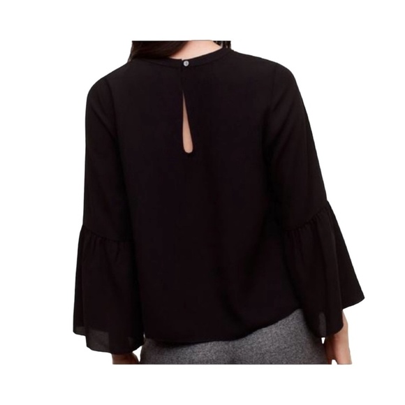 Aritzia Wilfred Launay Blouse Size Small Black - Picture 2 of 10